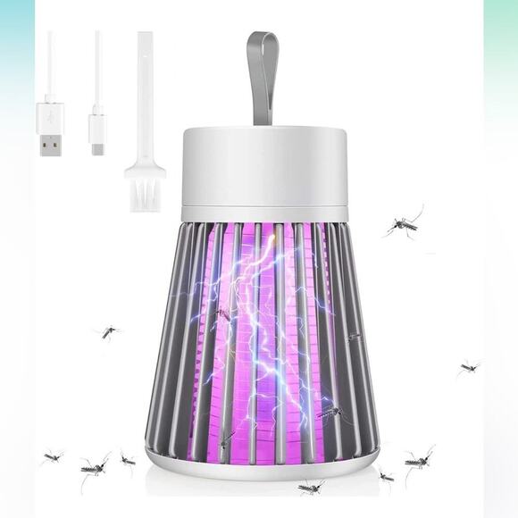 Bug Zapper Indoor Zapper USB Mosquito Trap Fly Zapper Small Brush, Radiationless - Picture 1 of 8